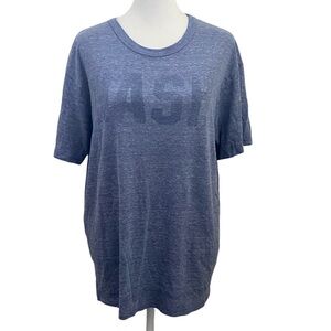 League 91 Heather Blue Graphic Short Sleeve Tee. Size L. “NASH” Nashville.